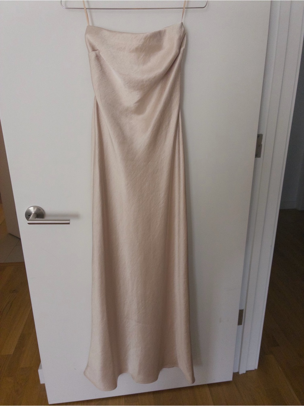 bec + bridge Champagne Slip Maxi Dress
